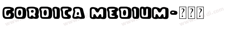 Gordita Medium字体转换
